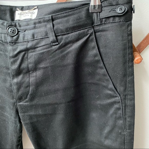 Saint Laurent Paris Button Fly Chino Pants - Picture 5 of 14